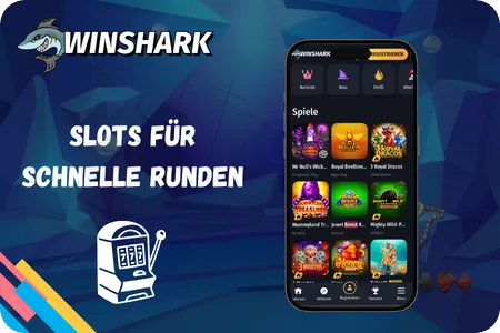 Winshark Casino slots and fast games
