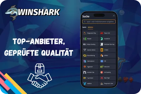 Winshark Casino software providers and quality